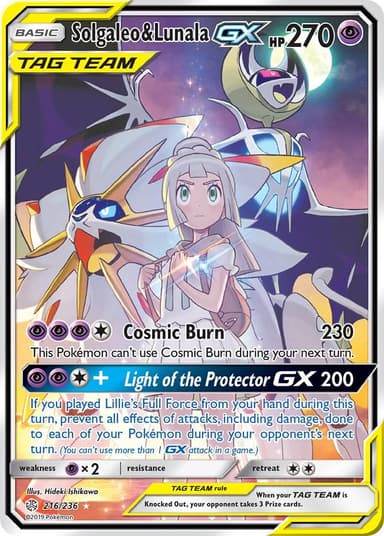 Solgaleo & Lunala GX Pokemon Cosmic Eclipse